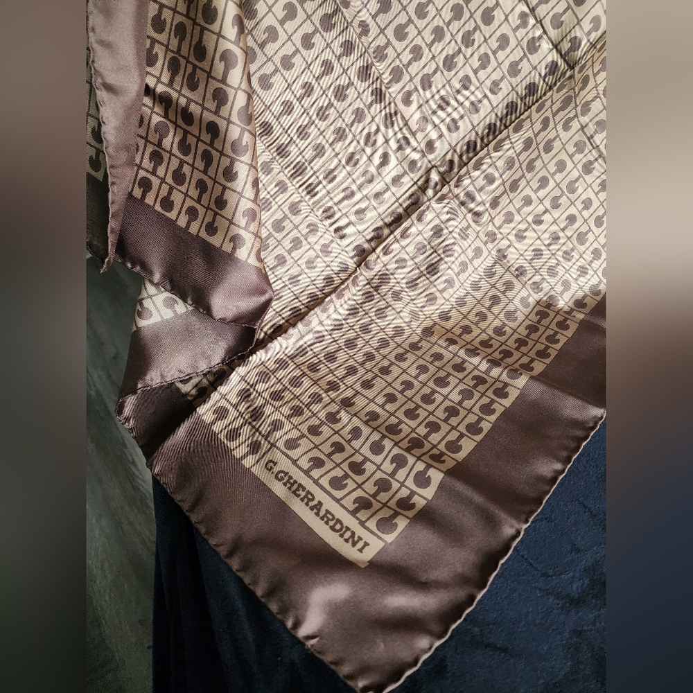 Gherardini brown scarf - Picture 4 of 7